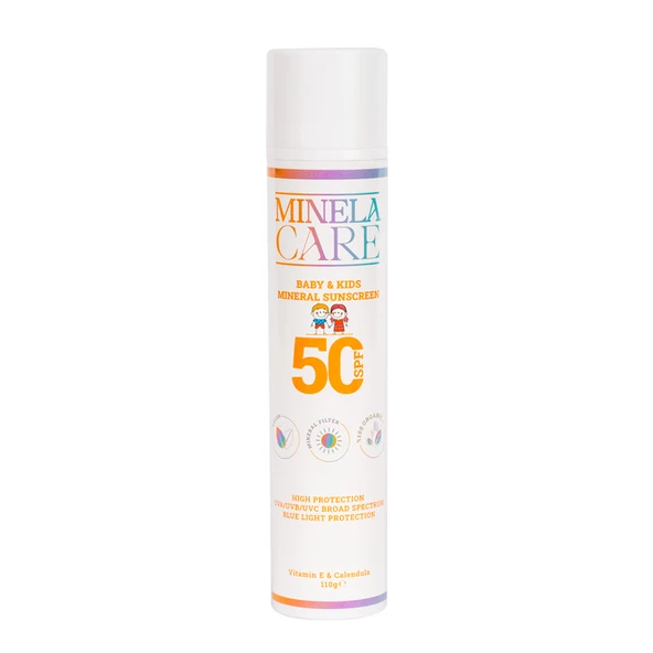 Minela Care Spf 50 Bebek ve Çocuk Güneş Kremi 110 gr ürün görseli 1