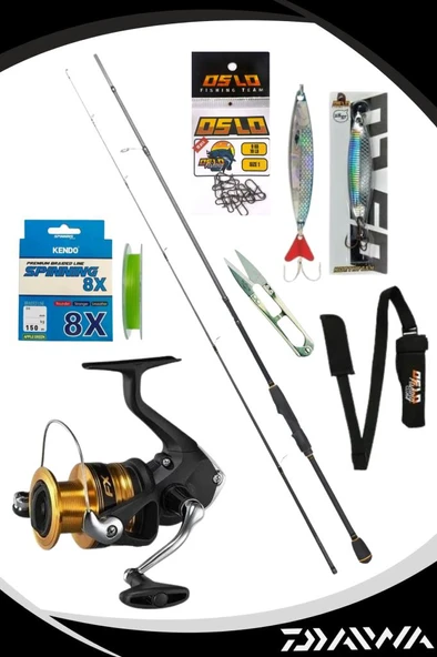 Daiwa RX Lure BF 270cm 10-35gr Shimano FX 4000 8 Örgü Spin Olta Seti ürün görseli 1
