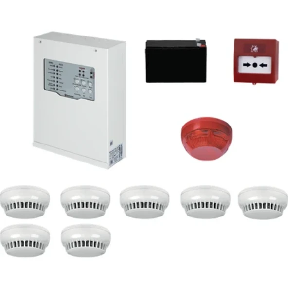 Teknim TFP-31227 Konvansiyonel Sistem Yangın Alarm Seti 7 Li ürün görseli 1