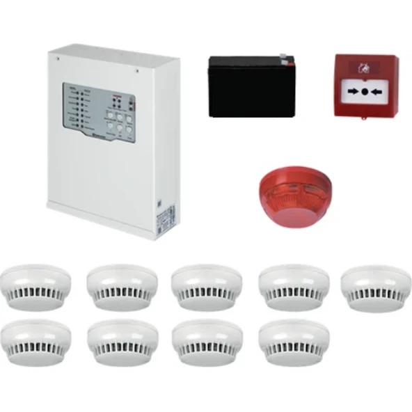Teknim TFP-31229 Konvansiyonel Sistem Yangın Alarm Seti 9 Lu ürün görseli 1