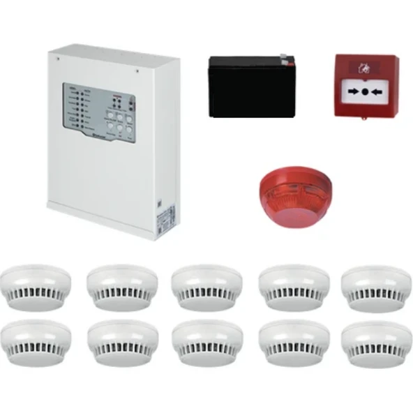 Teknim TFP-312310 Konvansiyonel Sistem Yangın Alarm Seti 10 Lu ürün görseli 1