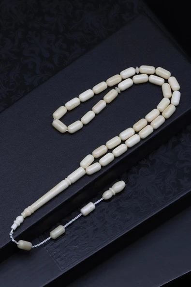 Kemik Tesbih 5 x 10 mm Küre Kesim - T-1523 ürün görseli 1