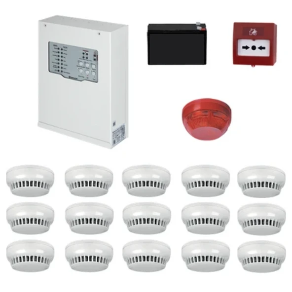 Teknim TFP-312315 Konvansiyonel Sistem Yangın Alarm Seti 15 Li ürün görseli 1