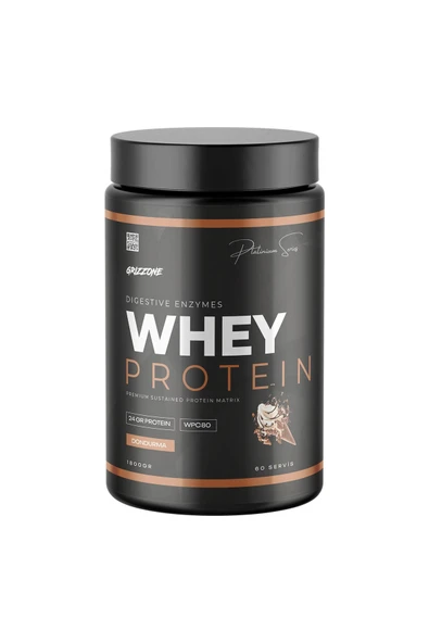 GRIZZONE Whey Protein 1800 Gr ( Dondurma ) ürün görseli 1