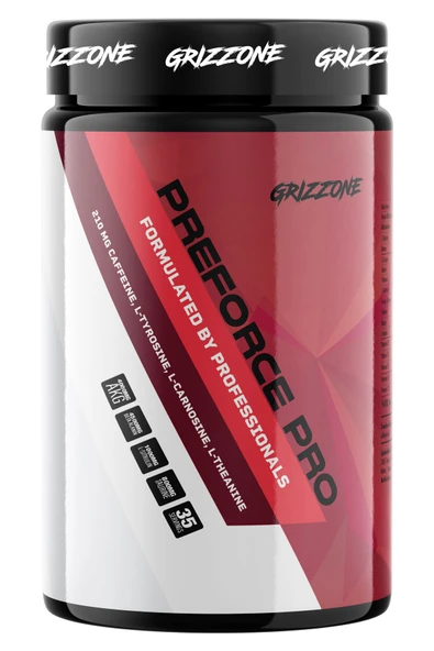 GRIZZONE PREFORCE PRO PRE-WORKOUT 700 GR 35 SERVIS MULTI FRUIT ürün görseli 1