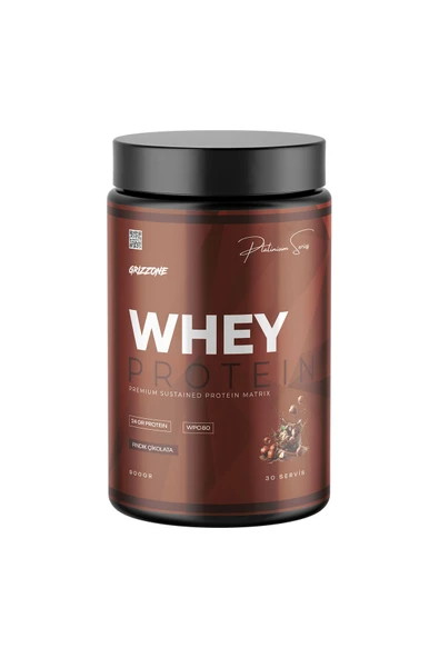 GRIZZONE Whey Protein 900 Gr ( Fındık Çikolata ) ürün görseli 1