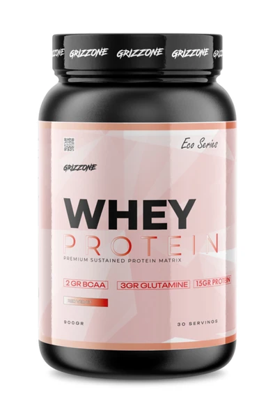 GRIZZONE Whey Proteın 900 Gr ( Red Velvet Aromalı ) ürün görseli 1