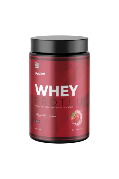 GRIZZONE Whey Protein 900 Gr ( Çilek ) ürün görseli 1