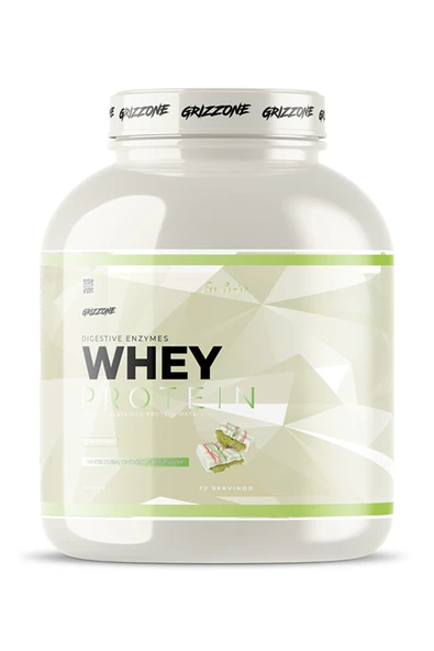 GRIZZONE Whey Protein 1800 Gr ( Beyaz Dubai Çikolatası Aromalı ) ürün görseli 1