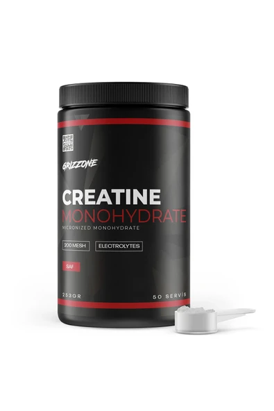 GRIZZONE Creatine Monohydrate 253 Gr ( Aromasız ) ürün görseli 1