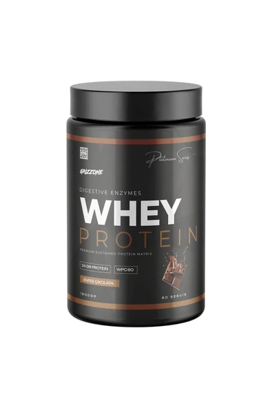 GRIZZONE Whey Protein 1800 Gr ( Çikolata ) ürün görseli 1