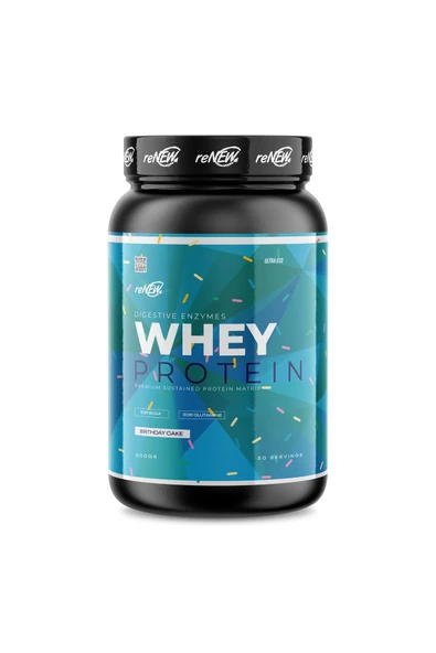 Renew Whey Protein 900 Gr ( Doğum Günü Pastası Aromalı ) ürün görseli 1