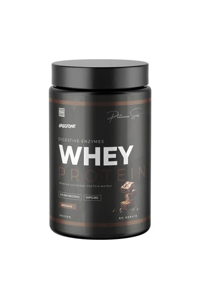 GRIZZONE Whey Protein 1800 Gr ( Browni ) ürün görseli 1