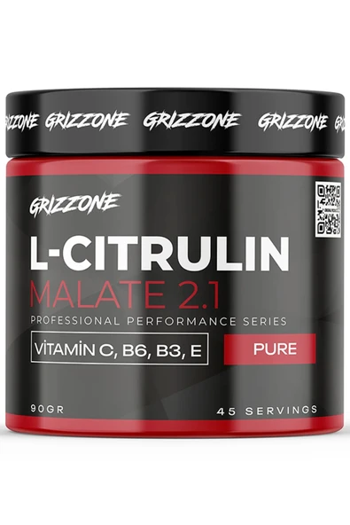 GRIZZONE Grızzy Cıtrullıne Malate 2:1 90 gram 45 Servis ( Aromasız ) ürün görseli 1