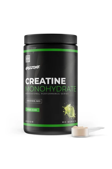 GRIZZONE Creatıne Monohydrate ( Yeşil Elma ) ürün görseli 1