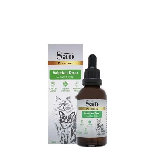 SAO Valerian Drop Kedi Ve Köpekler İçin Sakinleştirici Damla 50 ML ürün görseli 1