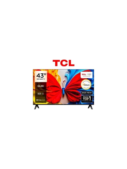 TCL 43S5K Full HD 43" 109 Ekran Uydu Alıcılı Google Smart QLED TV ürün görseli 1
