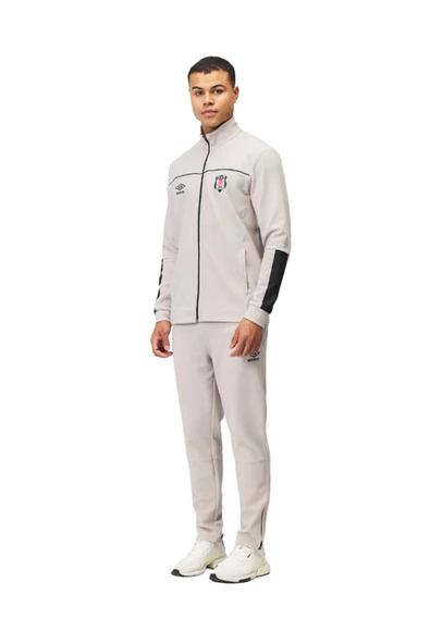 Beşiktaş Orjinal Lisanslı Umbro 25/26 Sezon Alt-Üst Gri Eşofman Takımı ürün görseli 1
