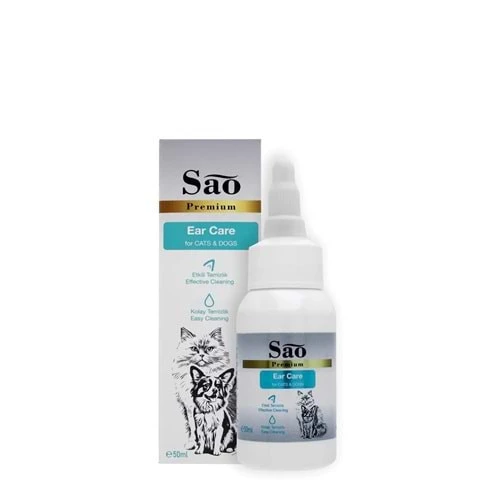 SAO Kedi ve Köpek Kulak Temizleme Losyonu 50 ML ürün görseli 1