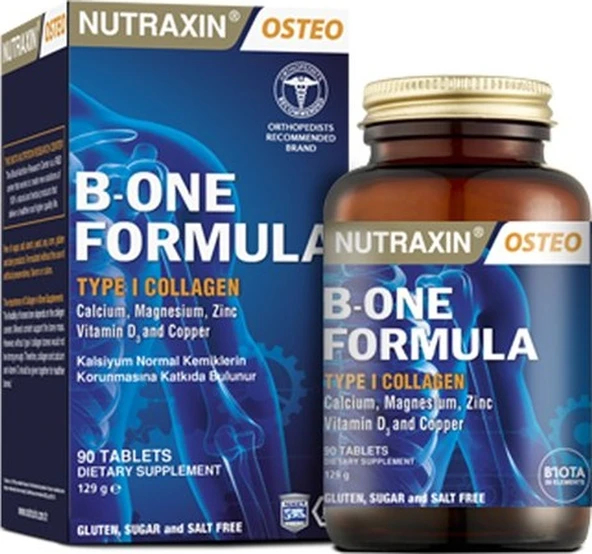 Nutraxin B-One Formula Type 1 Collagen 90 Tablet ürün görseli 1