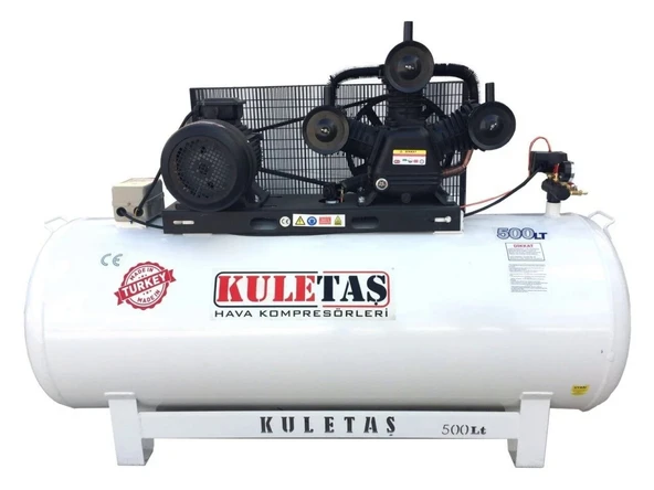 KULETAŞ HAVA KOMPRESÖRÜ 500  LİTRE 5.5HP 8 BAR ürün görseli 1