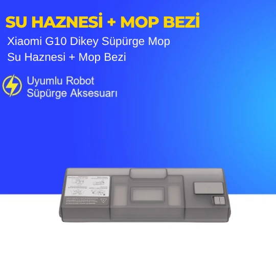 Xiaomi G10 Dikey Süpürge Mop Su Haznesi + Mop Bezi ürün görseli 1