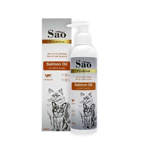 SAO Somon Yağı Kedi ve Köpekler İçin 250 ML ürün görseli 1