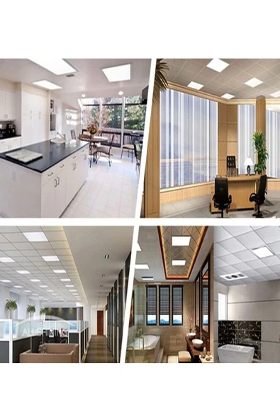 30X30 Led Panel 24W BEYAZ IŞIK 6500 - 8 Adet - Resim 4