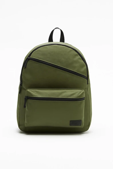 B.Y. Trend Laptop Bölmeli Okul Sırt Çantası Haki 19172 ürün görseli 1