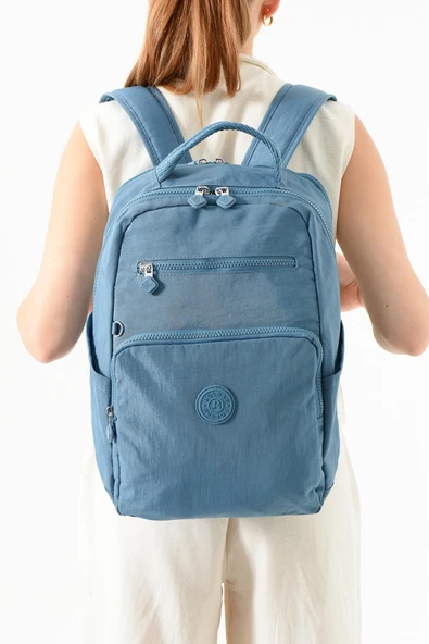 Bolsas Kadın Sırt Çanta Mavi 1086 - Resim 3