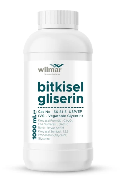 Wilmar Bitkisel Gliserin(VG) 1000 Ml. ürün görseli 1