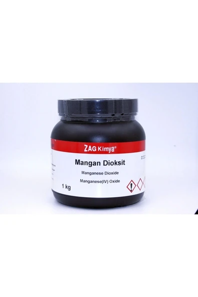 ZAG KİMYA Mangan Dioksit (44-75 ?m) Chem Pure - 1 Kg ürün görseli 1