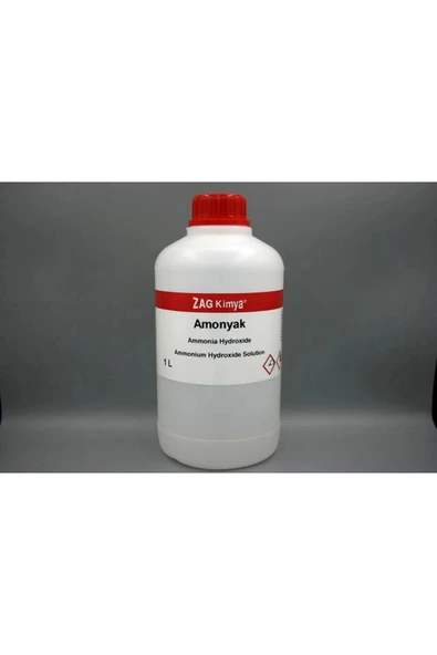 ZAG KİMYA Amonyak Amonyum Hidroksit %25 Chem Pure - 1 lt ürün görseli 1