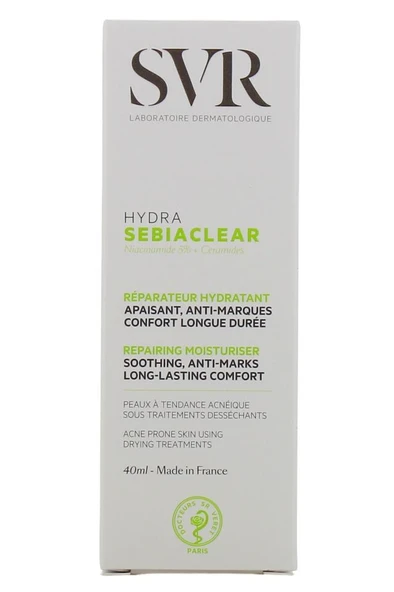 SVR Sebiaclear Hydra Leke Karşıtı Onarıcı ve Nemlendirici Bakım Kremi 40 ml ürün görseli 1