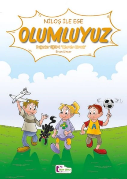 Niloş İle Ege - Olumluyuz 35*50 Kuşe Kağıt -Renkli Hikaye ürün görseli 1