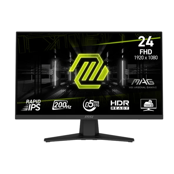 MSI MAG 244F 23.8" 0.5 ms Full HD IPS 200 Hz Oyuncu Monitörü ürün görseli 1