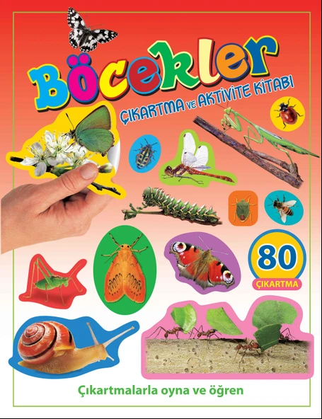 Böcekler - Çıkartma ve Aktivite Kitabı ürün görseli 1