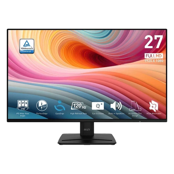 MSI PRO MP271A E2 27" 1 ms Full HD IPS 120 Hz Monitör ürün görseli 1