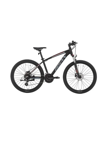 BİSAN MTX 7300 ERKEK DAĞ BİSİKLETİ 39.5 CM HD 26 JANT 24 VİTES MAT SİYAH GRİ ürün görseli 1