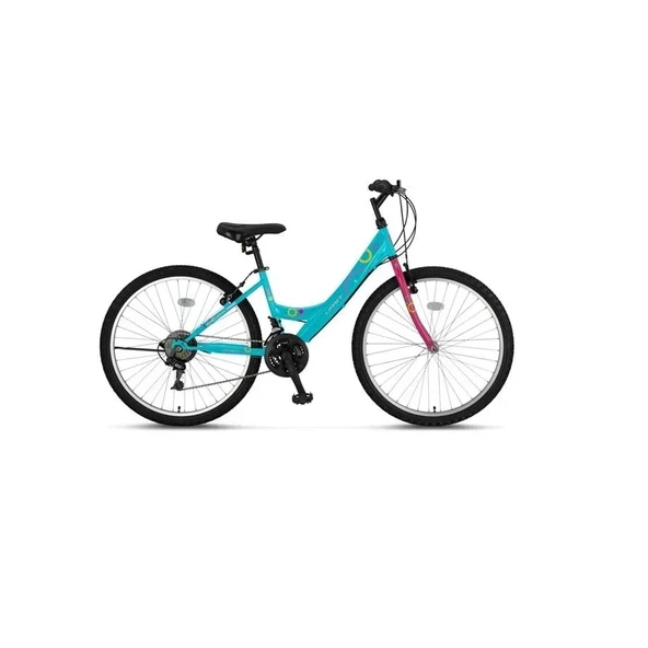 ÜMİT 2600 COLORADO KADIN DAĞ BİSİKLETİ V 26 JANT 21 VİTES TURKUAZ PEMBE ürün görseli 1