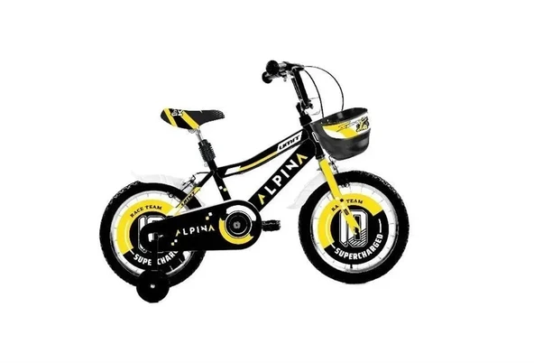 ÜMİT 1647 ALPINA-M-BMX-V ERKEK ÇOCUK BİSİKLETİ 16 JANT SİYAH SARI ürün görseli 1