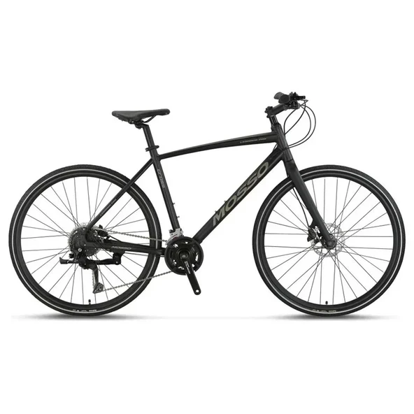 MOSSO LEGARDA-PRO-X18-MDM ERKEK ŞEHİR BİSİKLETİ 460H HD 28 JANT 18 VİTES SİYAH ANTRASİT ürün görseli 1