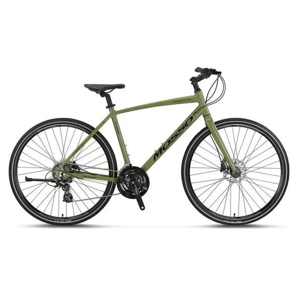 MOSSO LEGARDA-PRO-X21-MDM ERKEK ŞEHİR BİSİKLETİ 510H HD 28 JANT 21 VİTES YEŞİL SİYAH ürün görseli 1