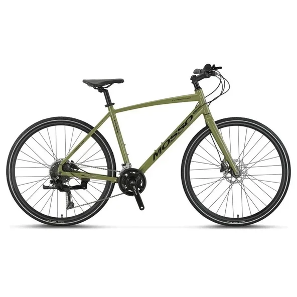 MOSSO LEGARDA-PRO-X18-MDM ERKEK ŞEHİR BİSİKLETİ 460H HD 28 JANT 18 VİTES YEŞİL SİYAH ürün görseli 1