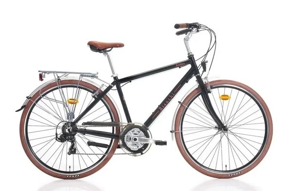 BIANCHI RUBINO ERKEK ŞEHİR BİSİKLETİ 470H V 28 JANT 21 VİTES BLACK GLOSSY ürün görseli 1