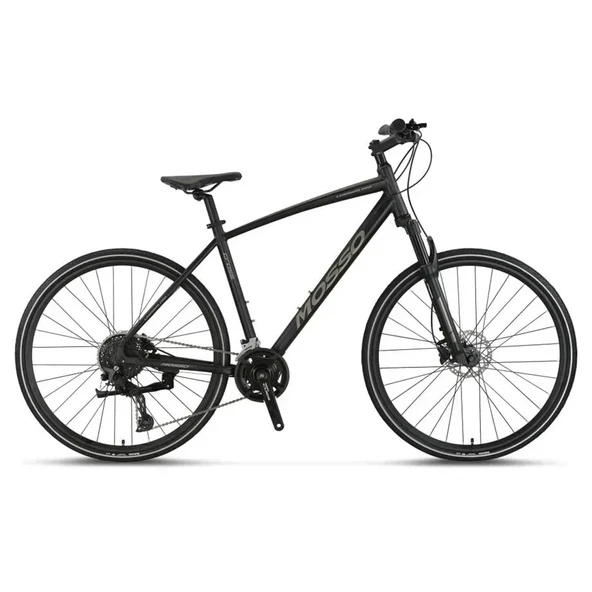 MOSSO LEGARDA-PRO-X18-MSM ERKEK ŞEHİR BİSİKLETİ 460H HD 28 JANT 18 VİTES SİYAH ANTRASİT ürün görseli 1