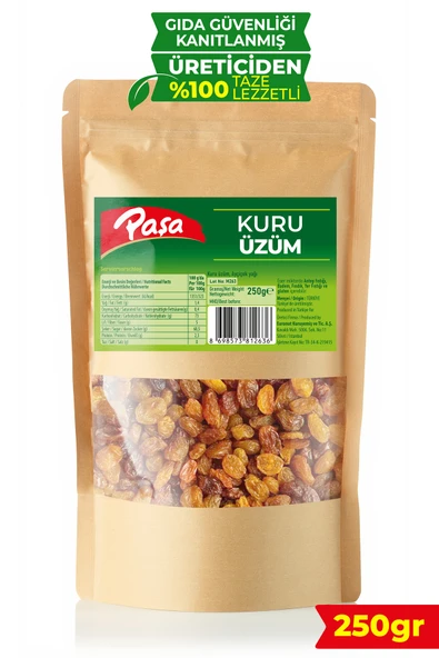 Sultaniye Kuru Üzüm 250 gr - Resim 5