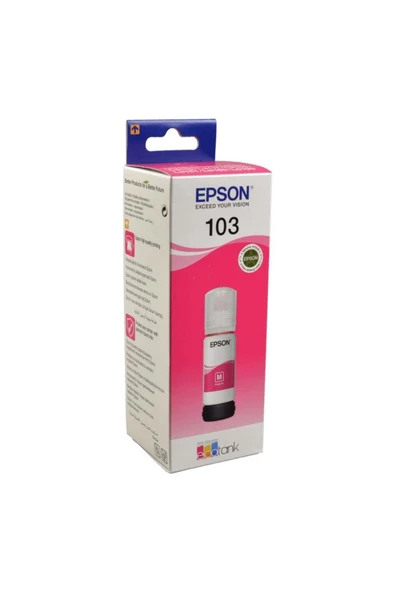 EPSON   Mürekkep Orj. T103 Magenta 65ml - Resim 2