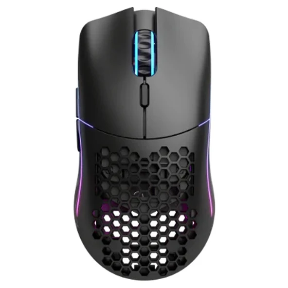 Glorious Model O Kablosuz RGB UltraLight Gaming Mouse 19K DPI 69g  Mat Siyah ürün görseli 1