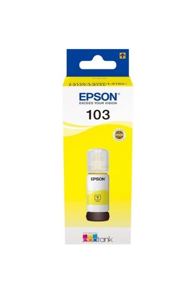 EPSON   103 Ecotank Sarı Şişe Mürekkep Kartuşu - C13t00s44a ürün görseli 1
